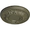 Ekena Millwork Odessa Ceiling Medallion (Fits Canopies up to 2 1/2"), 7 1/2"OD x 1 1/8"P, Painted Turtle CM07ODPTF - alternate 2